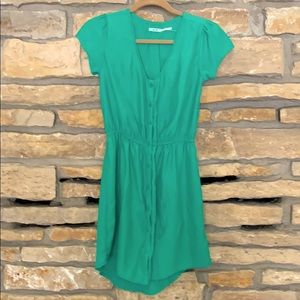 Kelly Green Button Down Dress